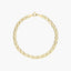 Pulsera de oro 18K cadena perdiz 19 cm