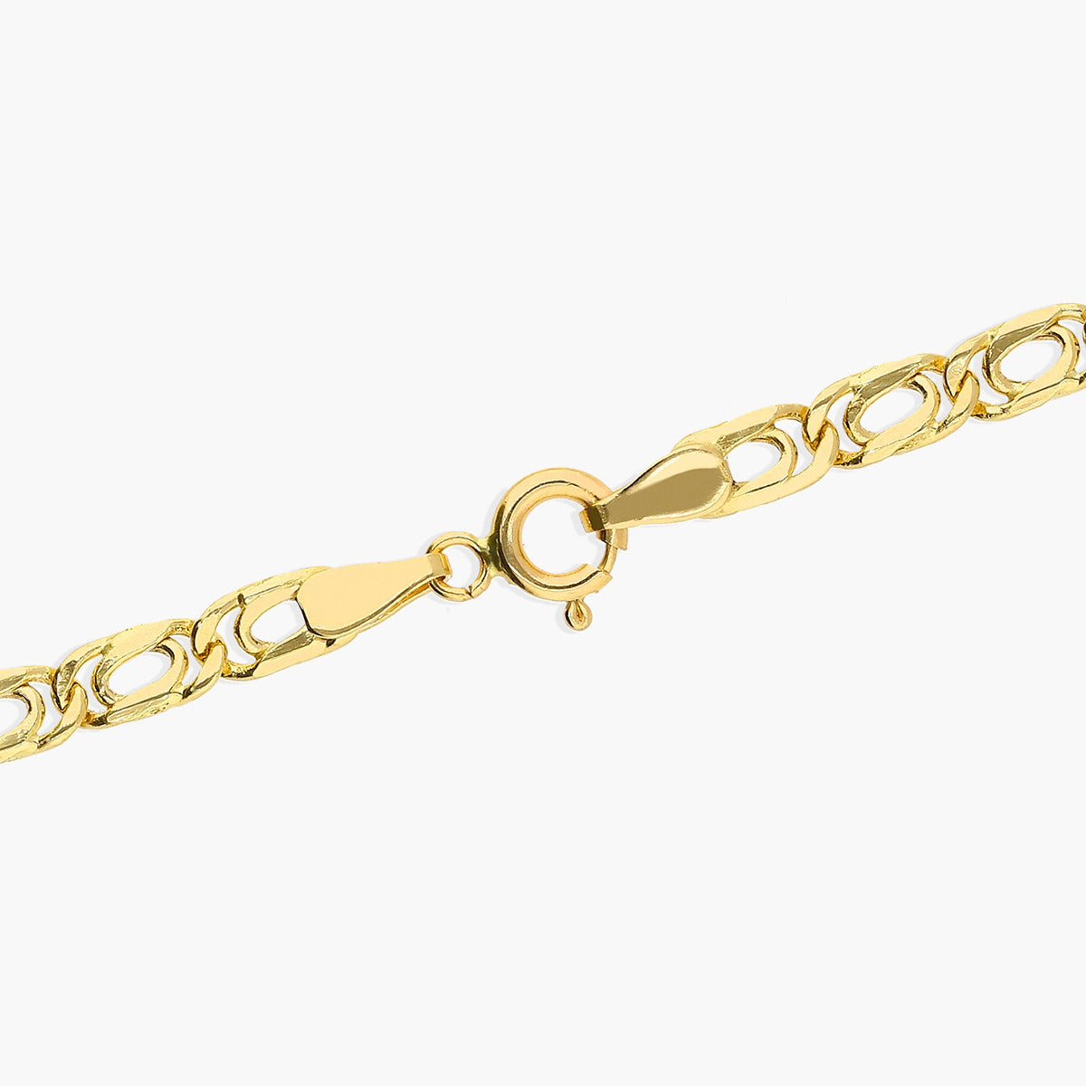 Pulsera de oro 18K cadena perdiz 19 cm