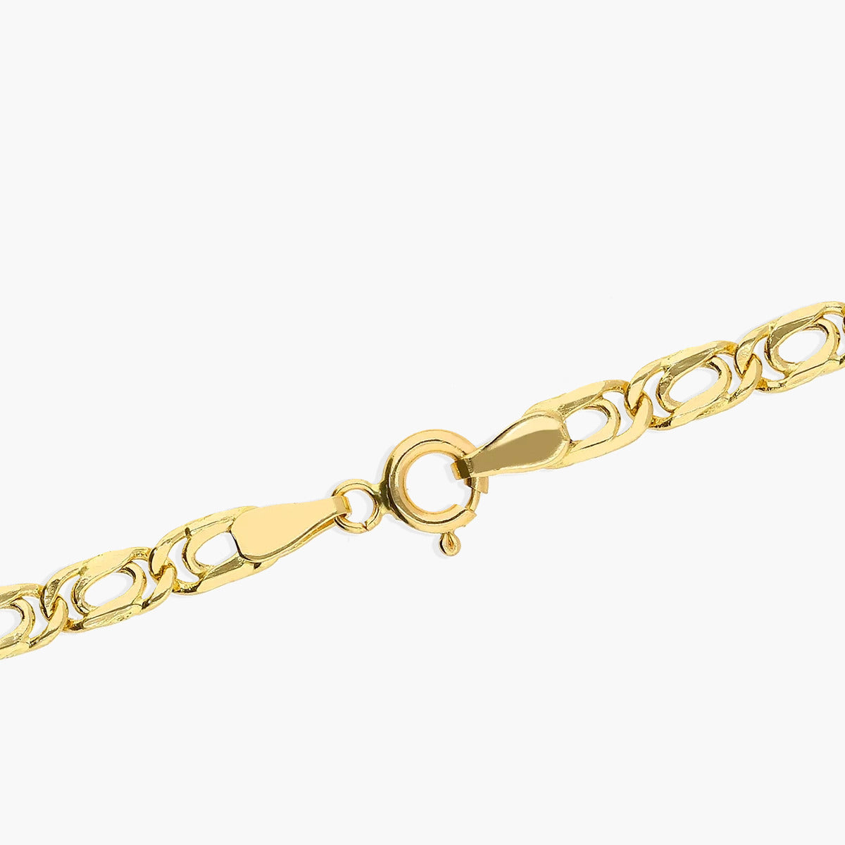Pulsera de oro 18K cadena perdiz 19 cm
