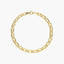 Pulsera de oro 18K cadena perdiz 19 cm