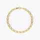 Pulsera de oro 18K cadena perdiz 19 cm