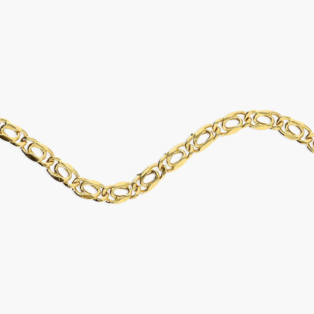 Pulsera de oro 18K cadena perdiz 19 cm