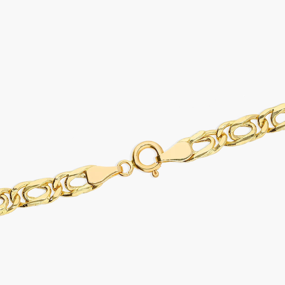 Pulsera de oro 18K cadena perdiz 19 cm