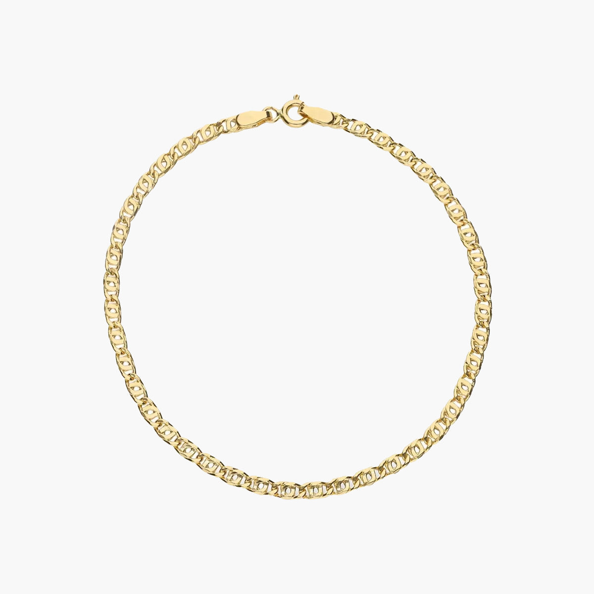 Pulsera de oro 18K cadena tigre 19 cm