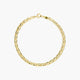 Pulsera de oro 18K cadena tigre 19 cm
