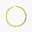Pulsera de oro 18K cadena tigre 19 cm