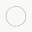 Pulsera de oro 18K cadena perdiz 19 cm