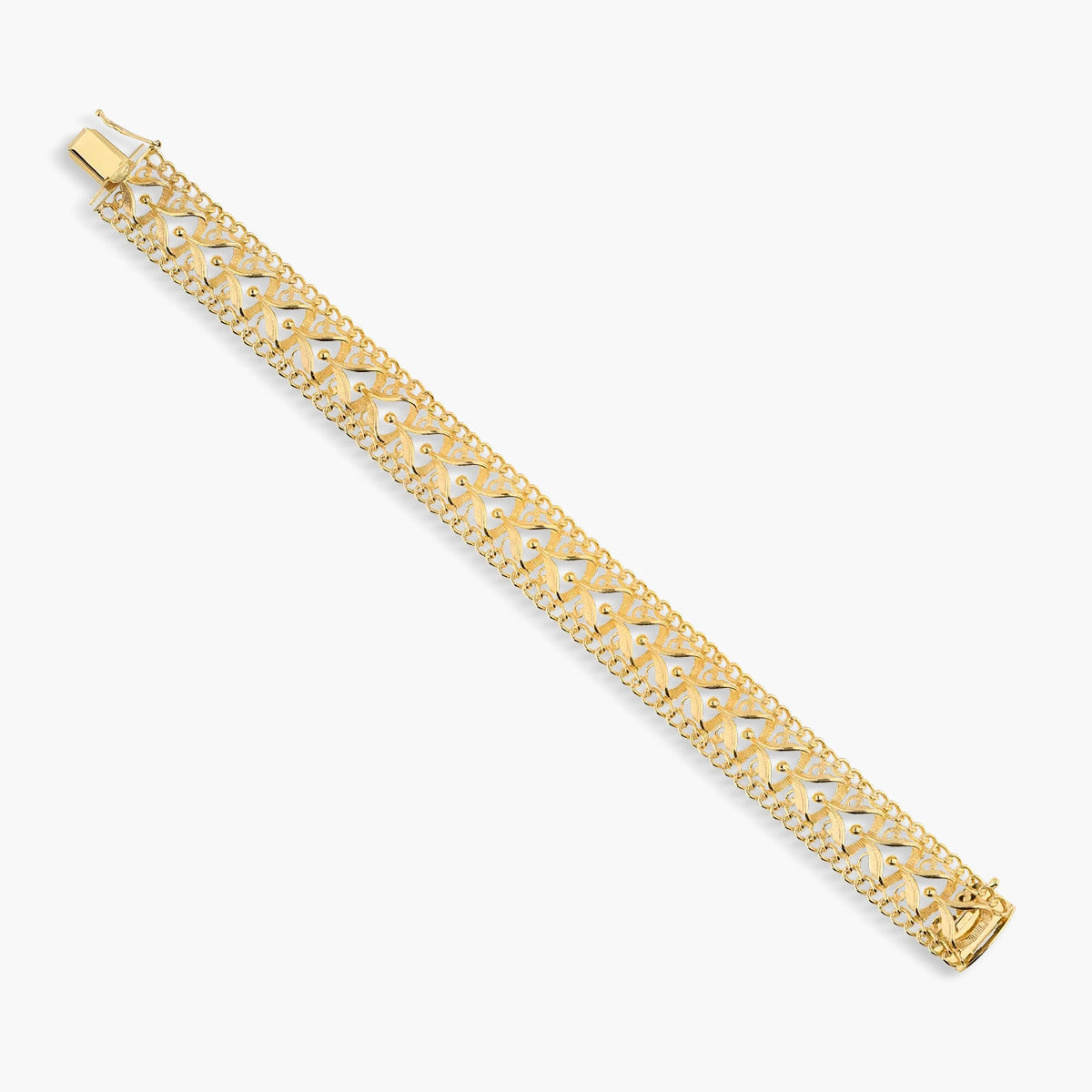 Pulsera de oro 18K princesa 19 cm