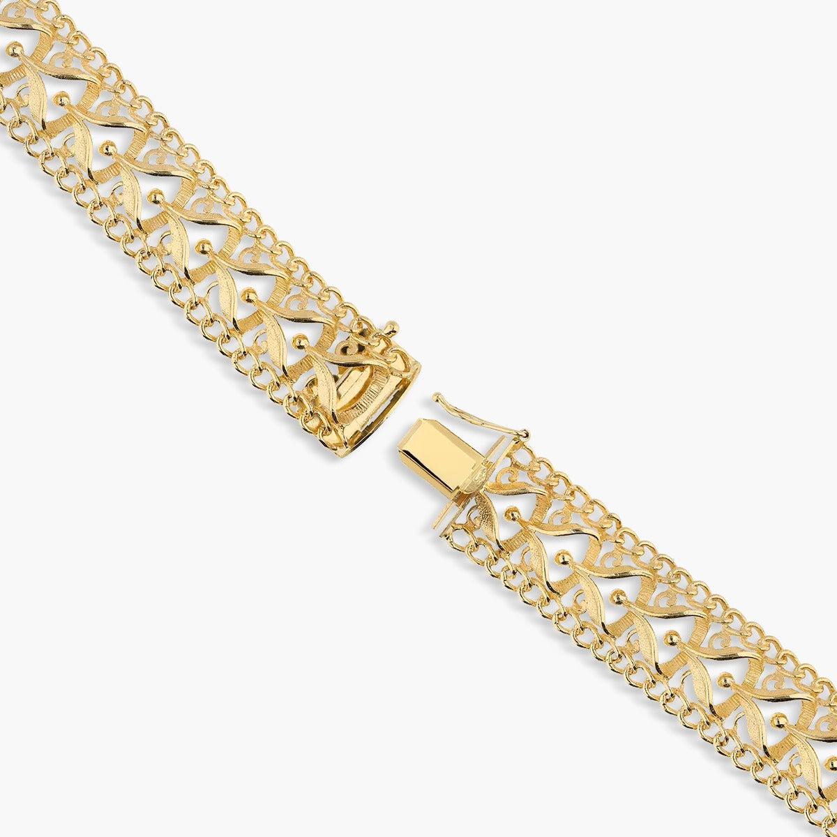 Pulsera de oro 18K princesa 19 cm