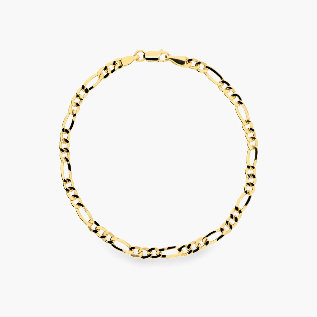 Pulsera de oro 18K eslabón programada 21 cm