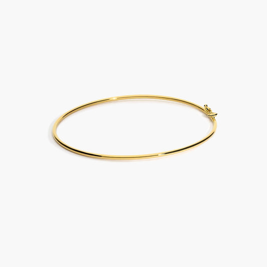 Pulsera rígida redonda de oro 18K 53x59 mm