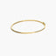Pulsera rígida redonda de oro 18K 53x59 mm