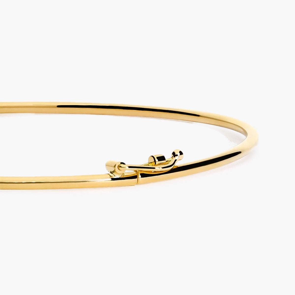 Pulsera rígida redonda de oro 18K 53x59 mm