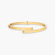 Pulsera rígida cuadrada de oro 18K 63x50 mm