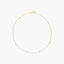 Pulsera de oro 18K bolitas 17-19 cm