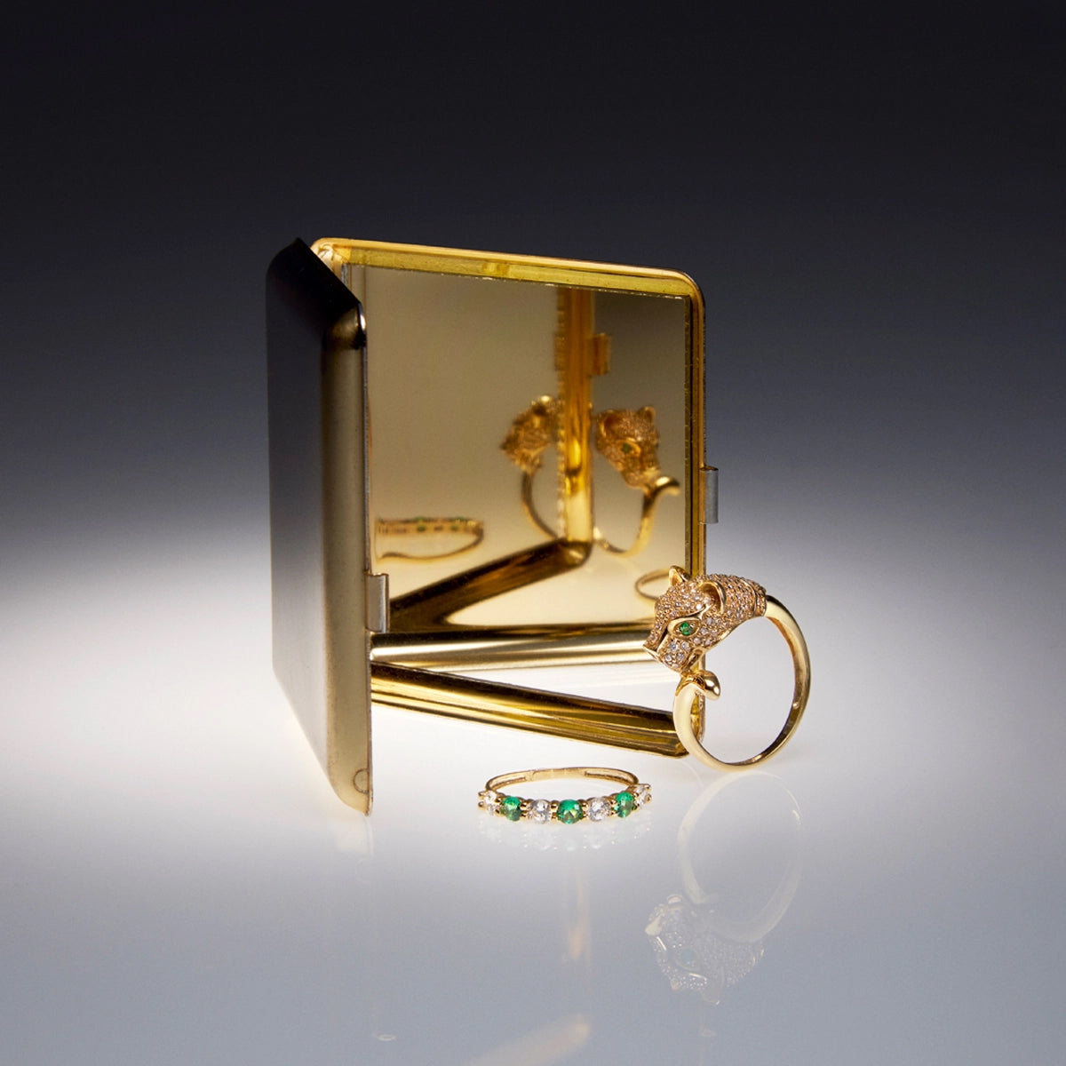 Anillo de oro 18K LEOPARD
