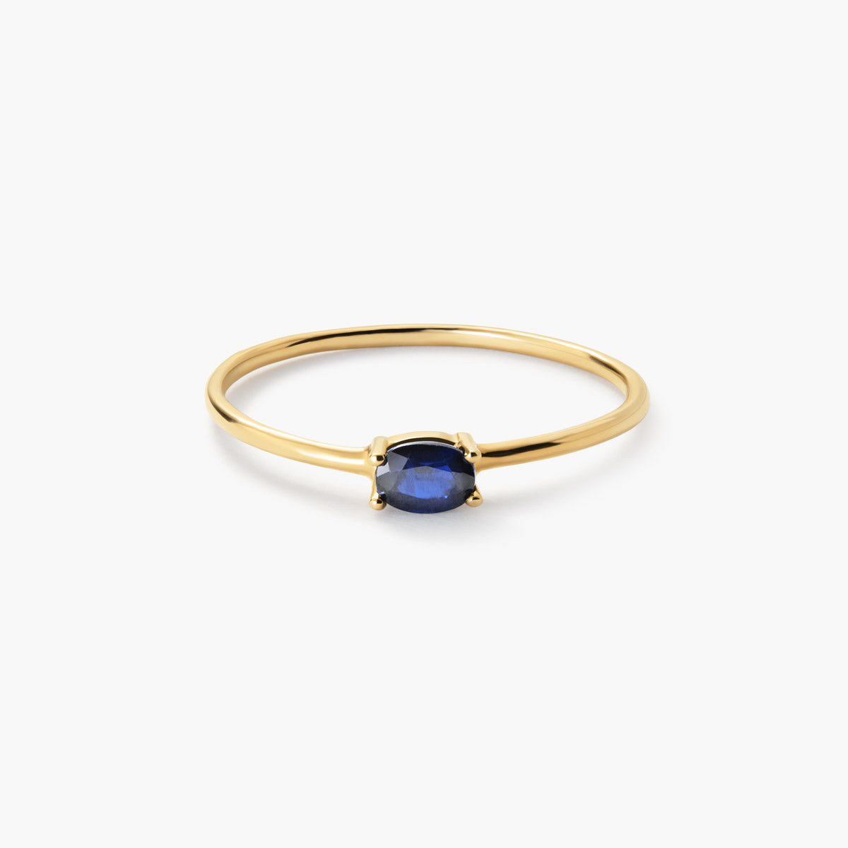 Anillo de oro 18K zafiro NIGHTFALL