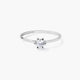 Anillo de oro blanco 18K PLANET