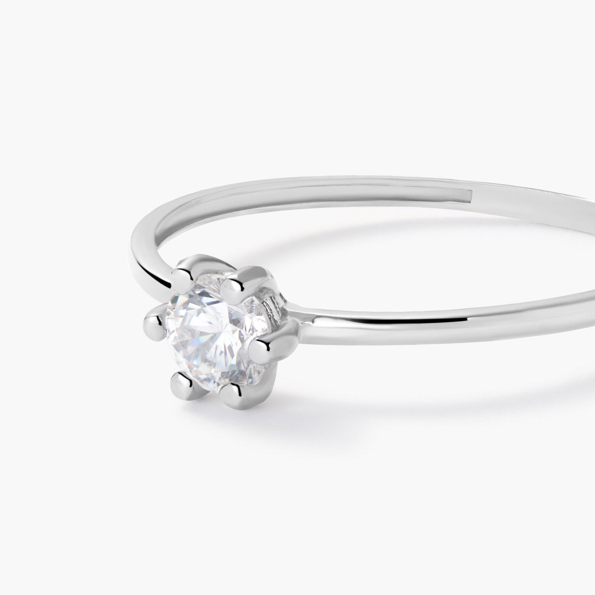 Anillo de oro blanco 18K PLANET