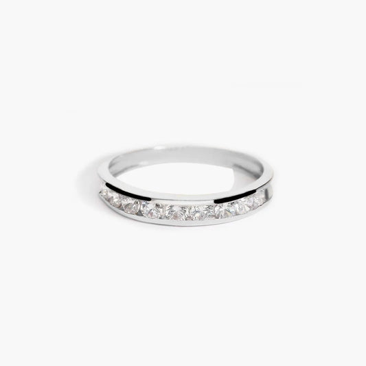 Anillo oro blanco 18 quilates