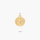 Medalla San Benito monje de oro 18K 18 mm