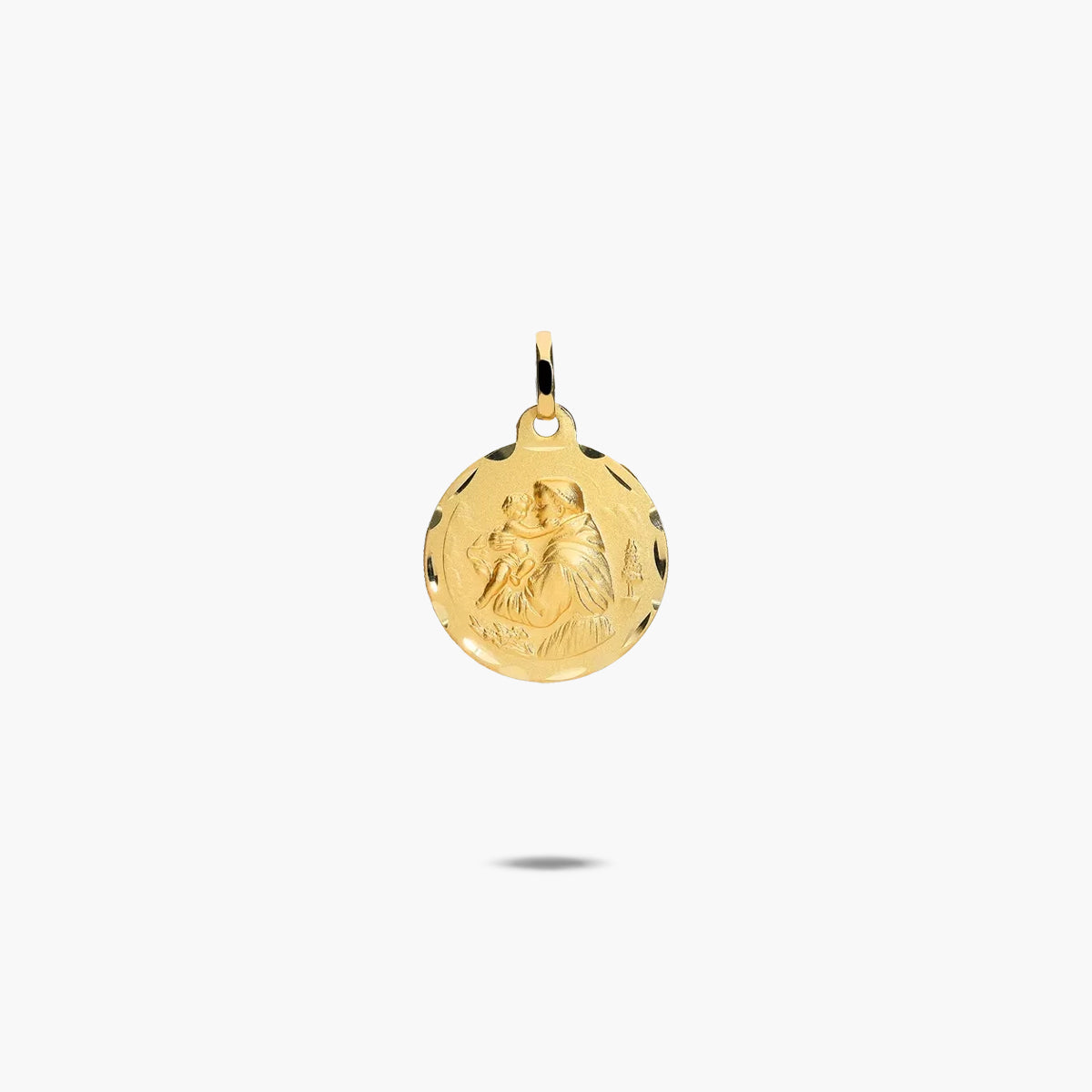 Medalla San Antonio de oro 18K 18 mm