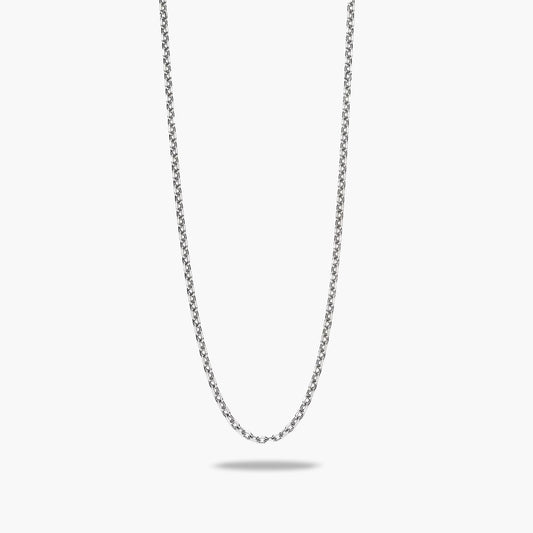 Cadena de plata 1ª ley 60 cm