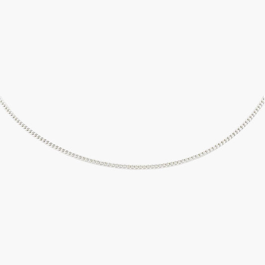 Cadena de plata 1ª ley 40 cm