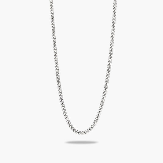 Cadena de plata 1ª ley 60 cm