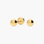 Pendientes de oro 18K de bola bebé 5 mm