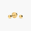 Pendientes de oro 18K de bola bebé 3 mm