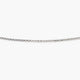 Cadena de plata 1ª ley 45 cm