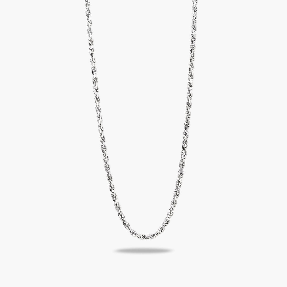Gargantilla de plata 1ª ley 50 cm cordón 