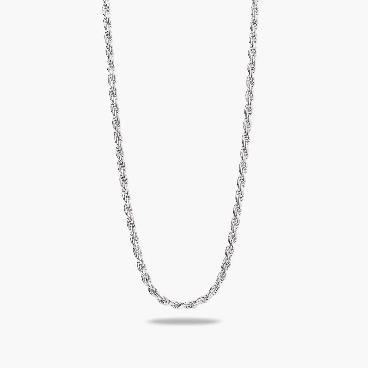 Gargantilla de plata 1ª ley 50 cm cordón 