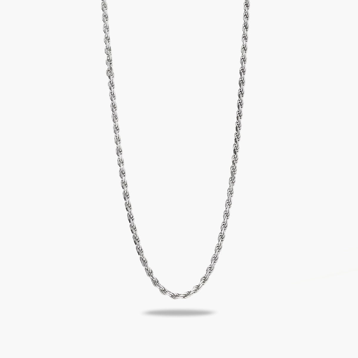 Gargantilla de plata 1ª ley 60 cm cordón