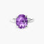 Anillo de plata 1ª ley amatista PRISM