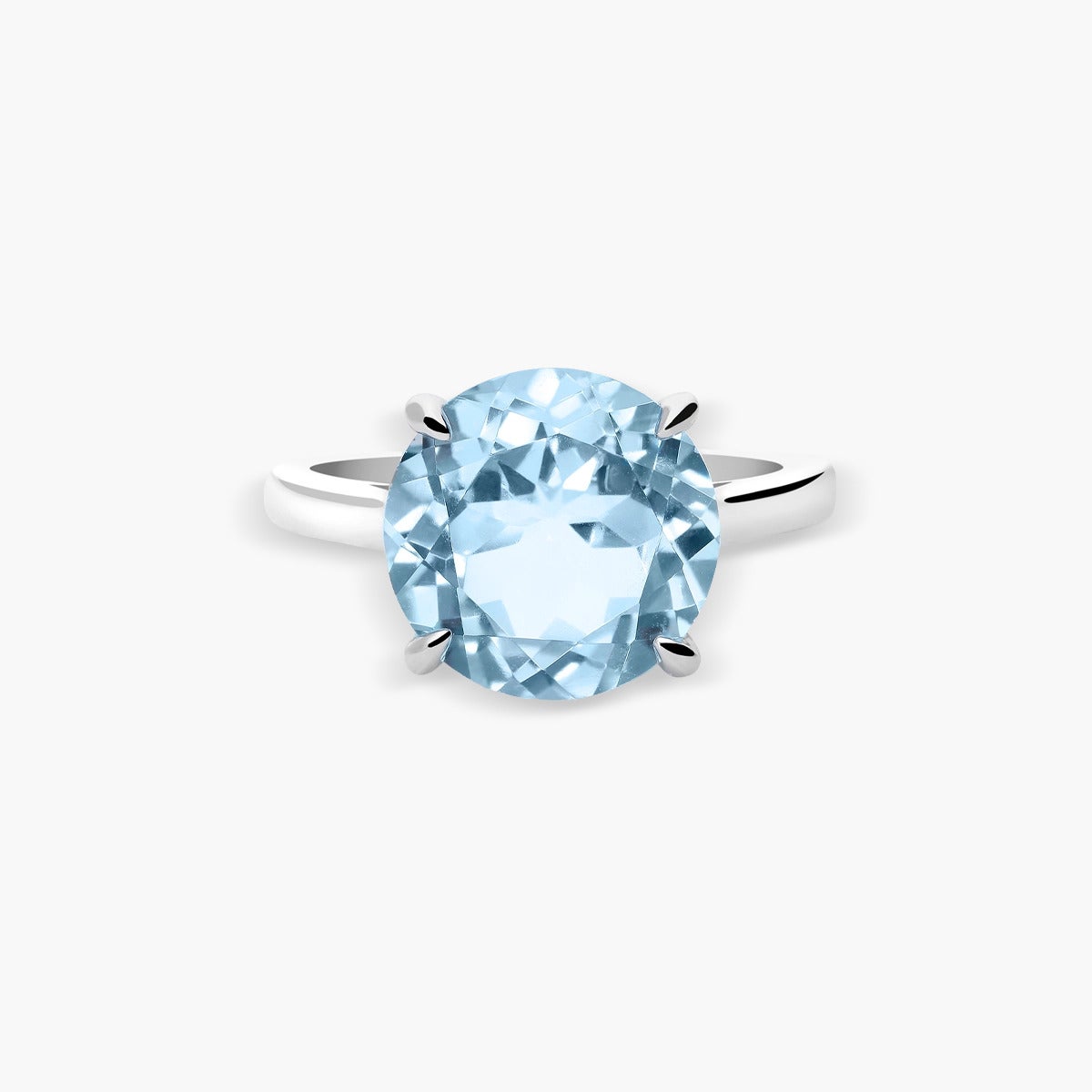 Anillo de plata 1ª ley topacio PRISM