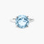 Anillo de plata 1ª ley topacio PRISM
