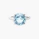 Anillo de plata 1ª ley topacio PRISM