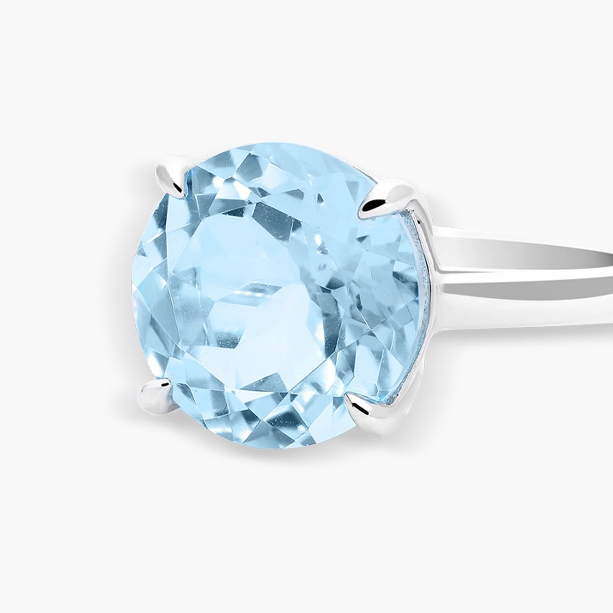 Anillo de plata 1ª ley topacio PRISM