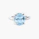 Anillo de plata 1ª ley topacio PRISM