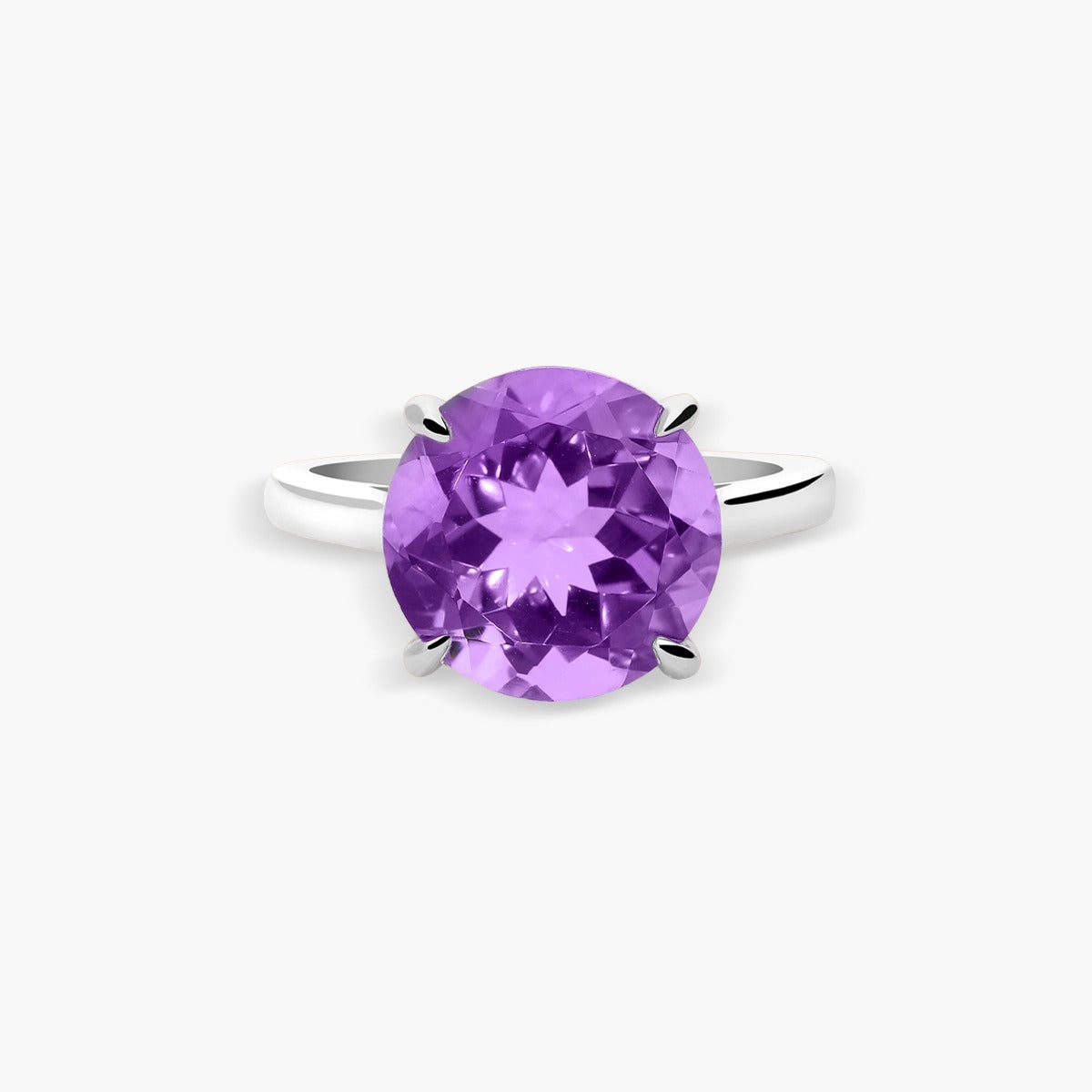Anillo de plata 1ª ley amatista PRISM