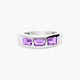 Anillo de plata 1ª ley amatista GLIMMERS