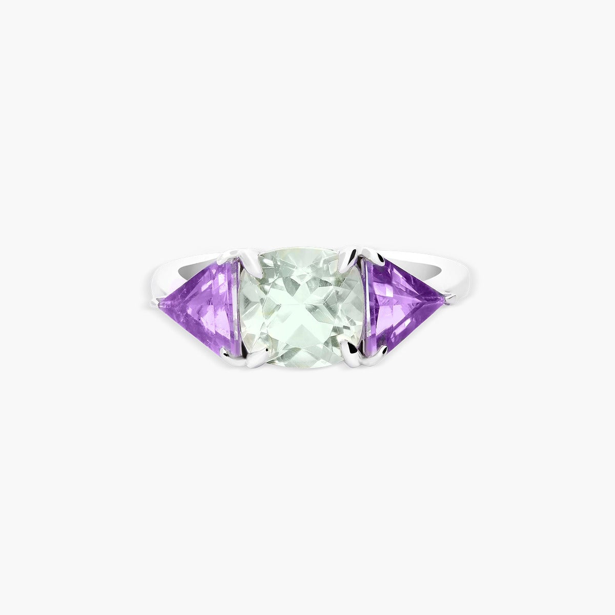 Anillo de plata 1ª ley amatista PRISM