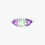 Anillo de plata 1ª ley amatista PRISM