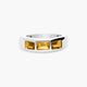 Anillo de plata 1ª ley citrino GLIMMERS