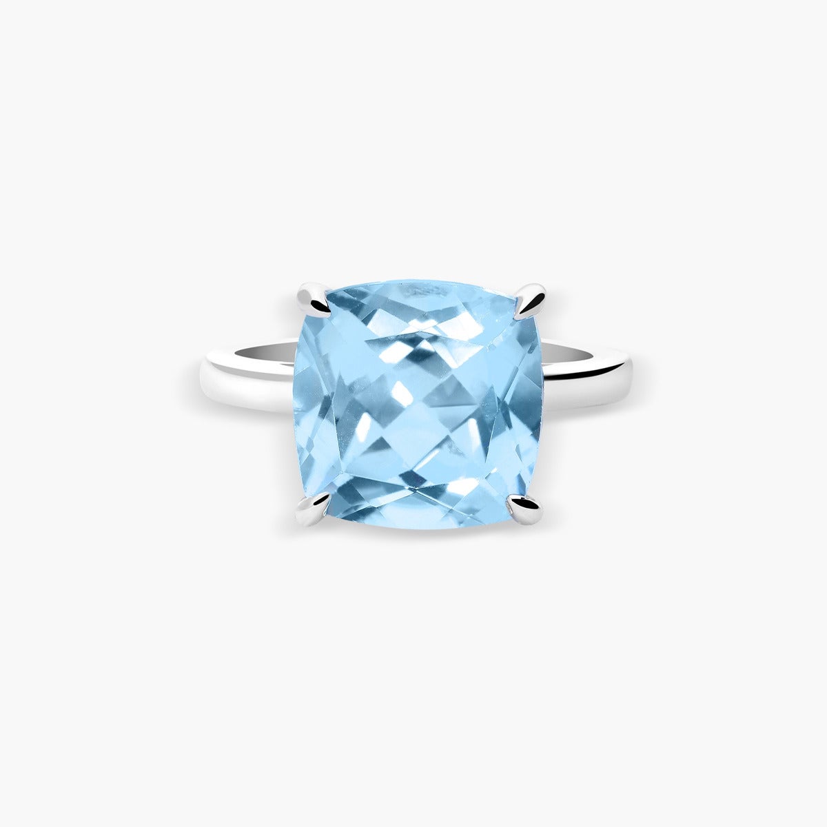 Anillo de plata 1ª ley topacio PRISM
