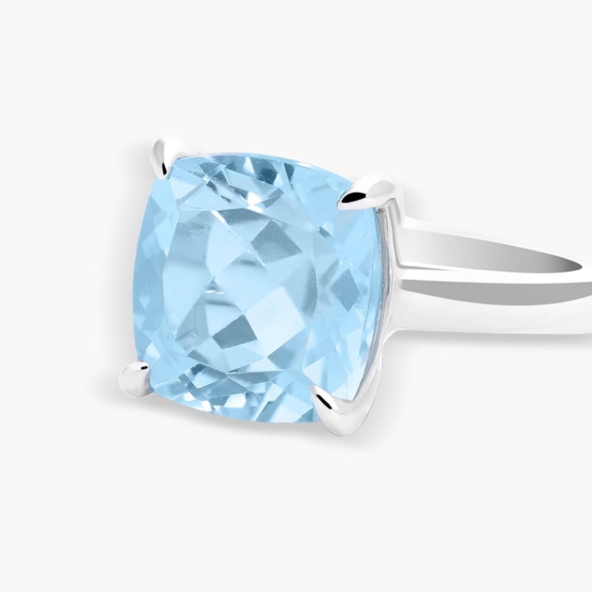 Anillo de plata 1ª ley topacio PRISM