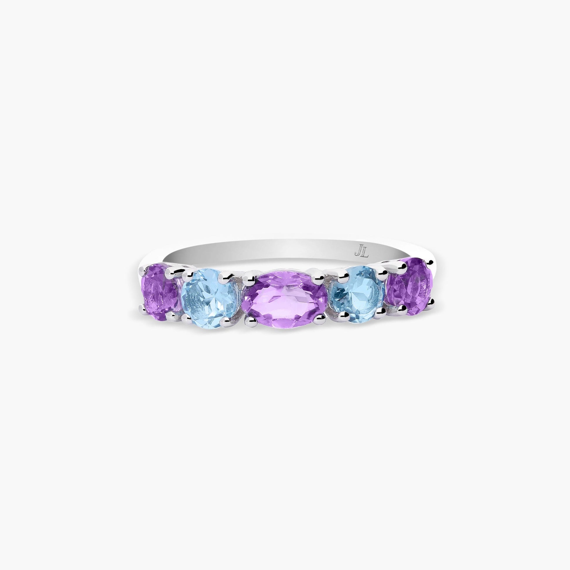 Anillo de plata 1ª ley amatista PRISM