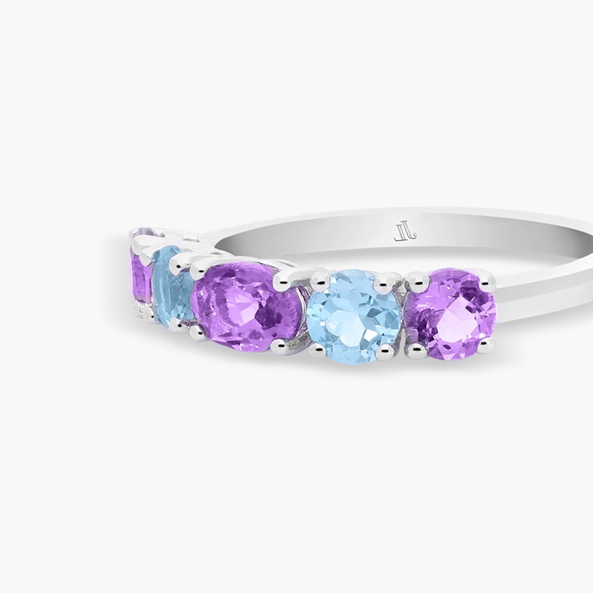 Anillo de plata 1ª ley amatista PRISM